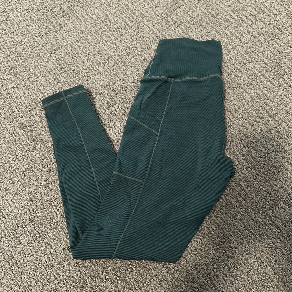 Prana Teal Activewear Leggings